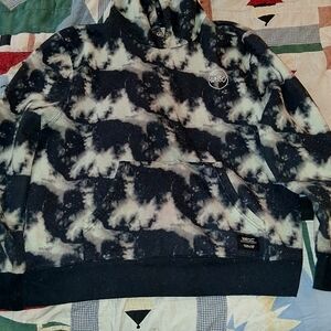 WeSC Black and White Hoodie